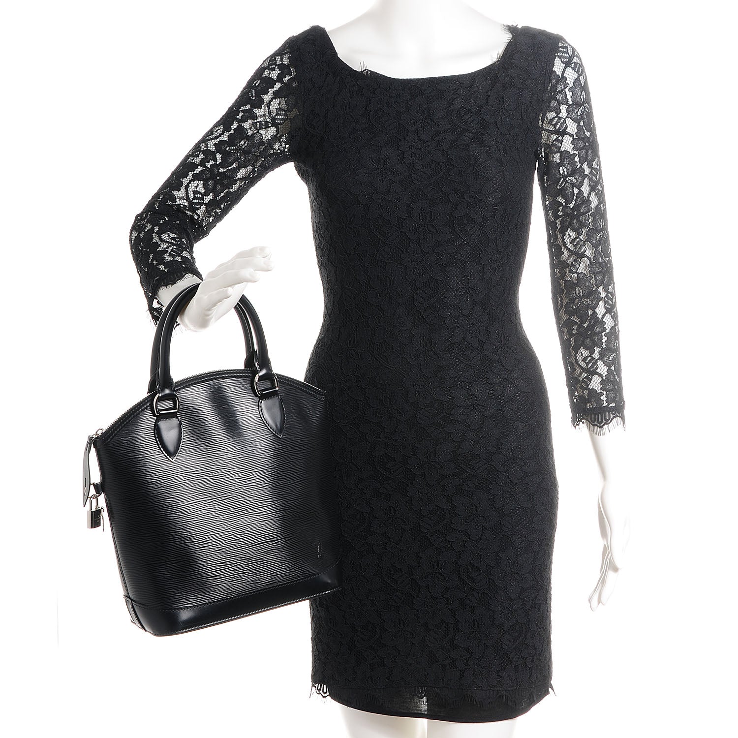 Louis Vuitton Epi Lockit Black 2 of 7