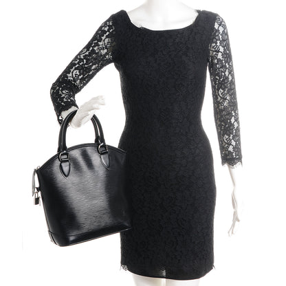 Louis Vuitton Epi Lockit Black 2 of 7
