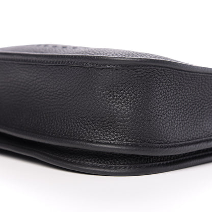 Hermes Taurillon Clemence Evelyne III PM Black 9 of 10
