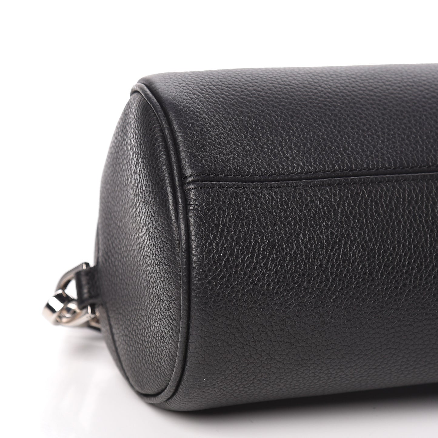 HOMME Grained Calfskin Mens Roller Pouch Black