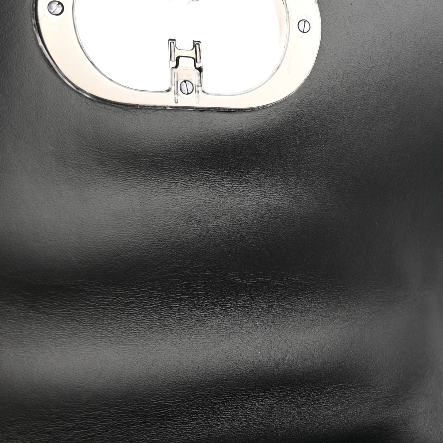Tweed Macro Houndstooth Small Caro Bag Black White