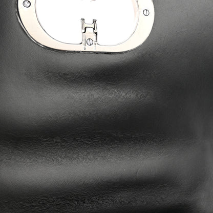 Christian Dior Tweed Macro Houndstooth Small Caro Bag Black White 11 of 13