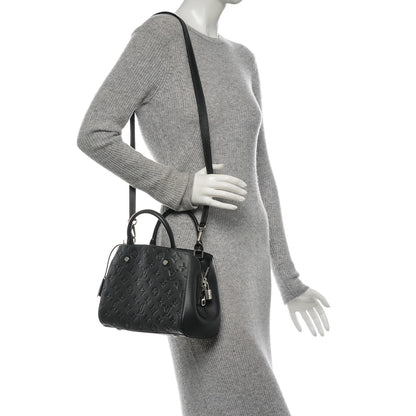 Louis Vuitton Empreinte Studded Montaigne BB Platine 2 of 7