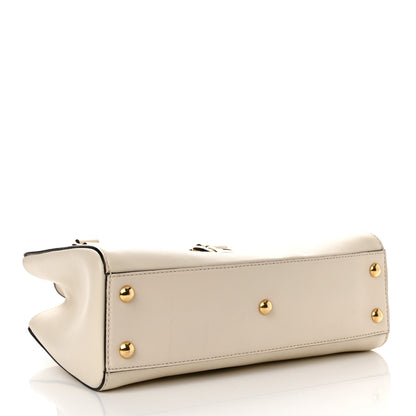 Gucci Calfskin Medium Sylvie Top Handle Tote White 4 of 12