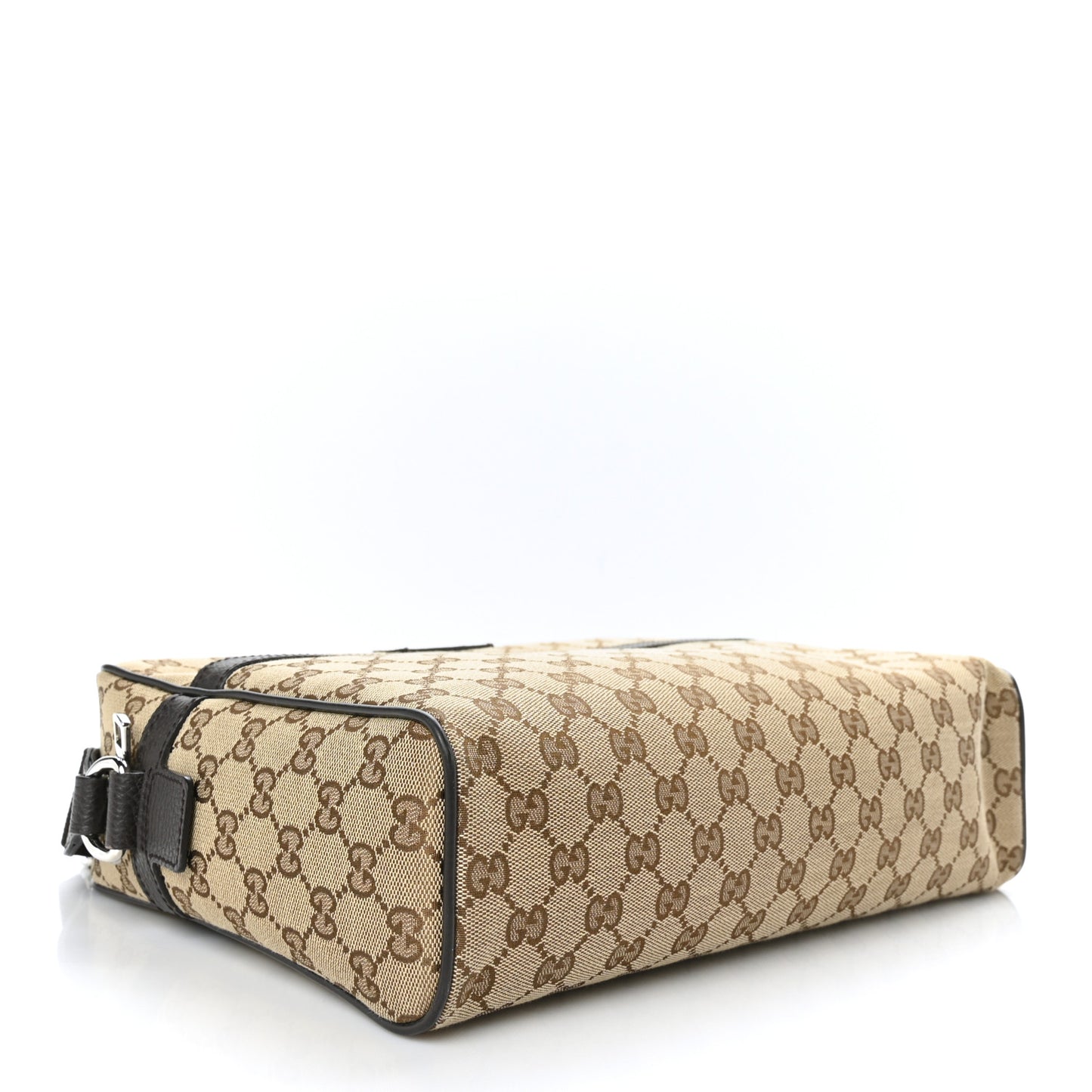 Monogram Dollar Calfskin Large Camera Case Beige Ebony Testa di Moro Marrone Scuro