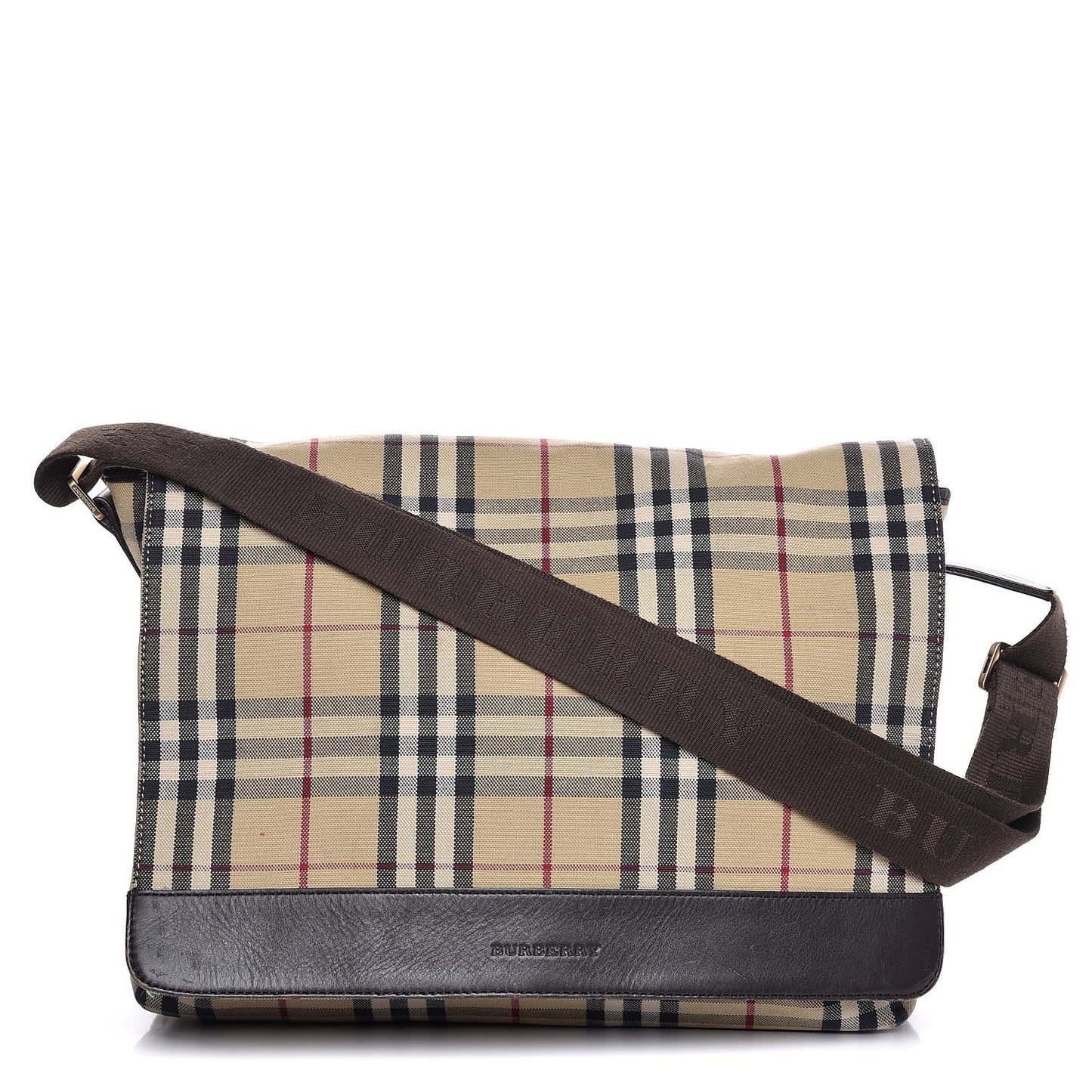 House Check Messenger Bag