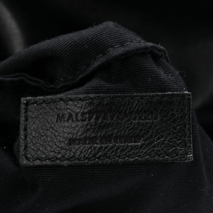 Saint Laurent Lambskin Quilted Small Loulou Puffer Monogram Chain Satchel Black 7 of 10