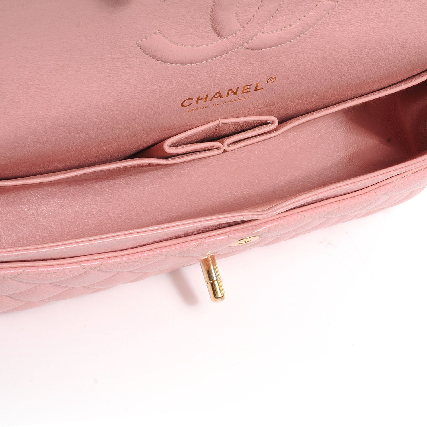 Chanel Caviar Medium Double Flap Pink 6 of 12