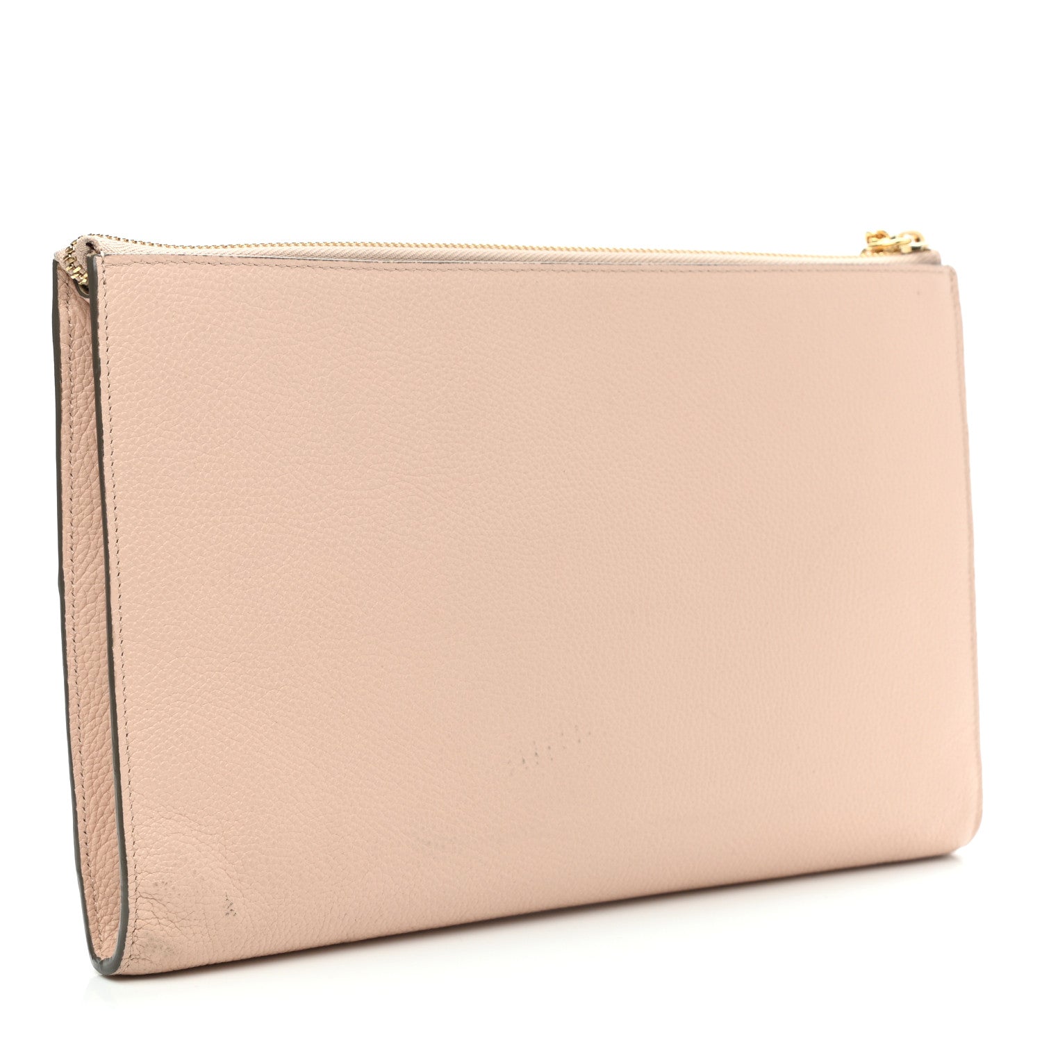 Chloe Grained Calfskin Joe Clutch Cement Pink 3 of 11