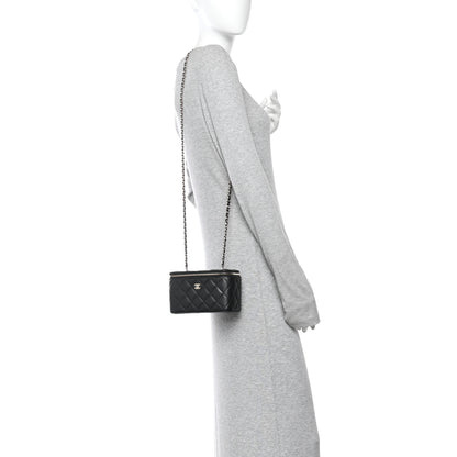 Chanel Caviar Quilted Small Vanity Case With Chain Black 2 of 10