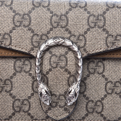 Gucci GG Supreme Monogram Super Mini Dionysus Shoulder Bag Taupe 7 of 12