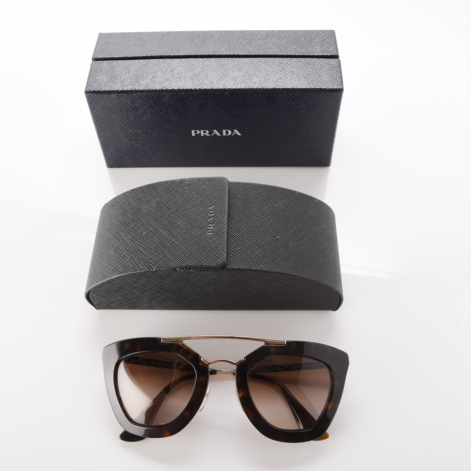 Prada Acetate Cinema Sunglasses SPR 09Q Tortoise 7 of 7