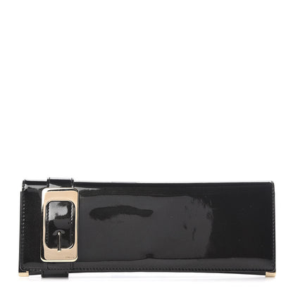 Gucci Patent Glitter Clutch Black 1 of 9
