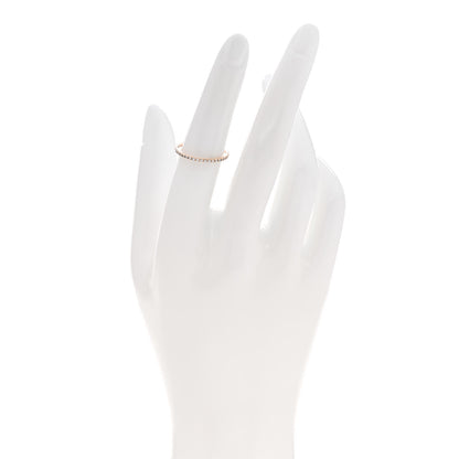 Tiffany 18K Rose Gold Diamond Metro Band Ring 51 5.75 2 of 4