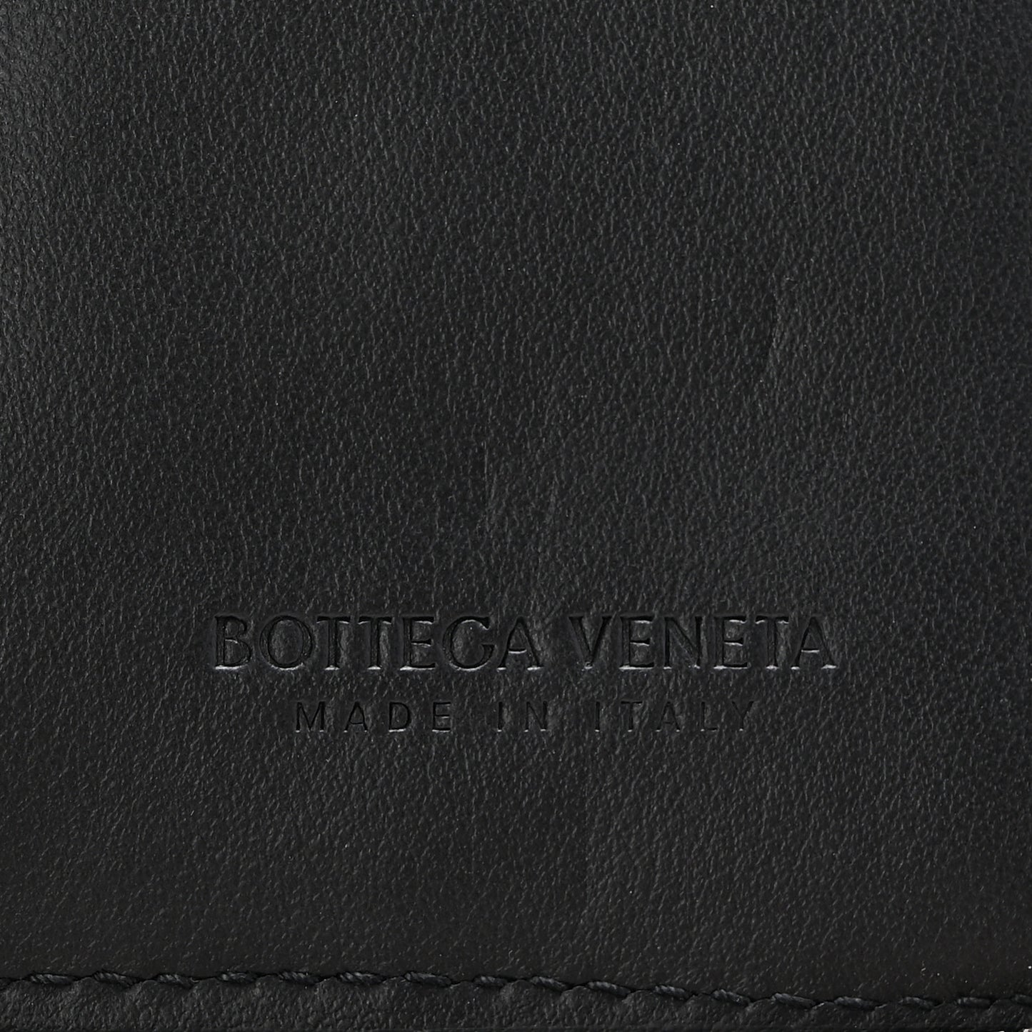 Calfskin Maxi Intreccio Zip Around Wallet Black