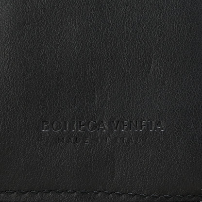 Bottega Veneta Calfskin Maxi Intreccio Zip Around Wallet Black 6 of 10