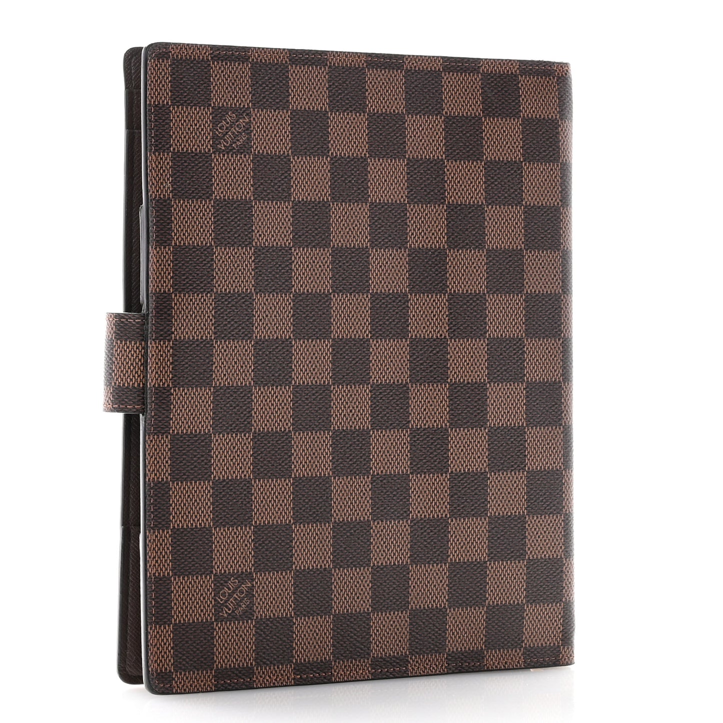 Damier Ebene Large Ring Agenda Cover