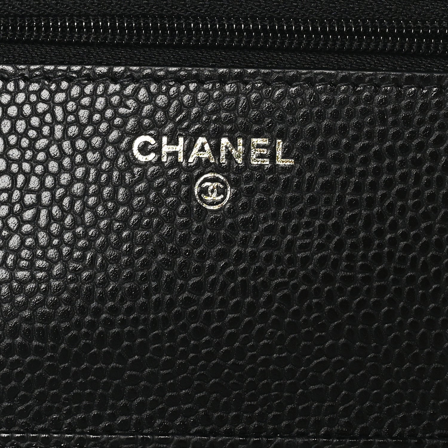 Chanel Caviar Quilted CC Turnlock Wallet On Chain Black 6 of 12