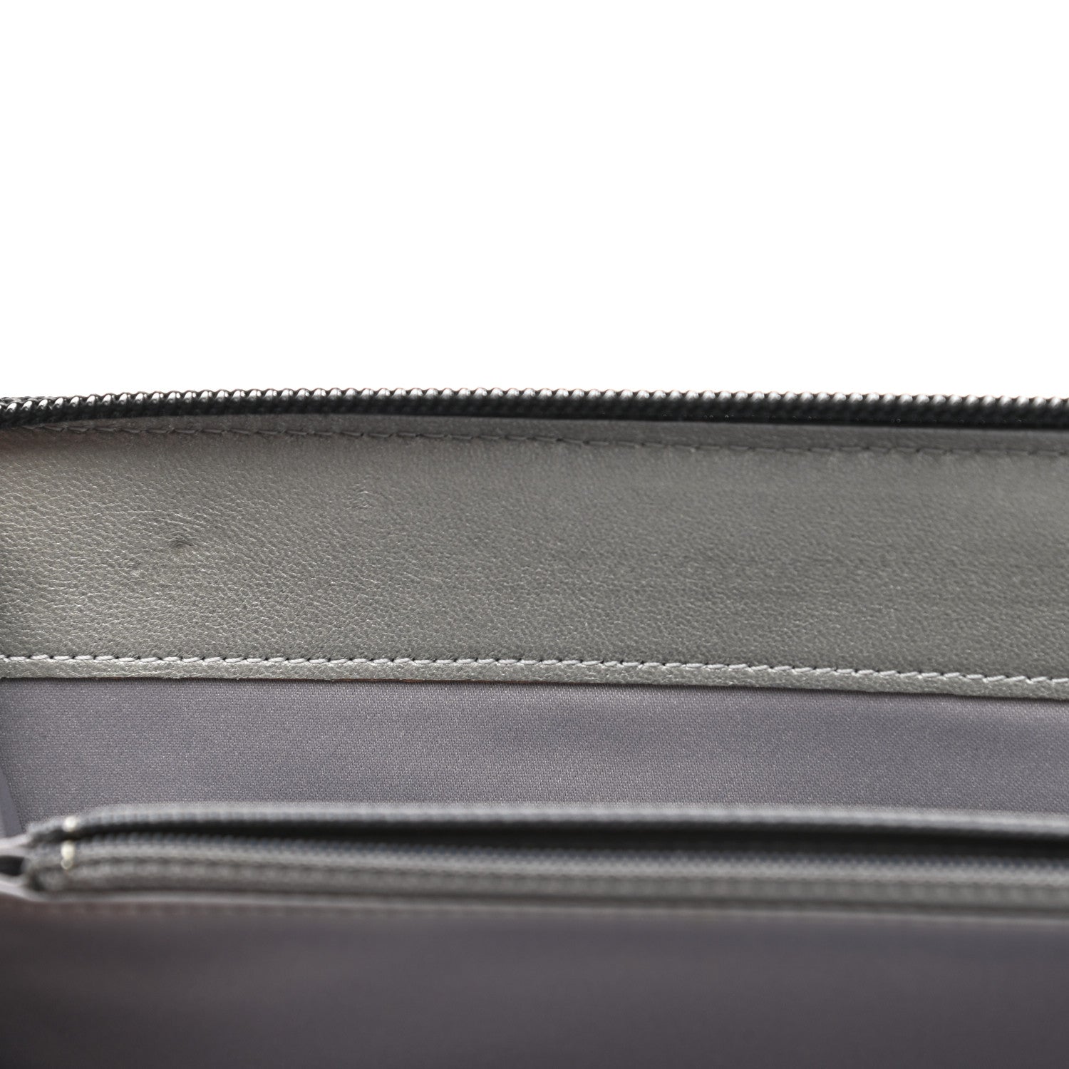 Chanel Lambskin Camellia Embossed Zip Around Organizer Wallet Black 11 of 14