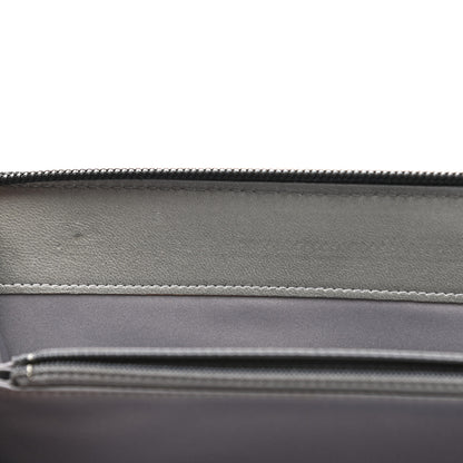 Chanel Lambskin Camellia Embossed Zip Around Organizer Wallet Black 11 of 14