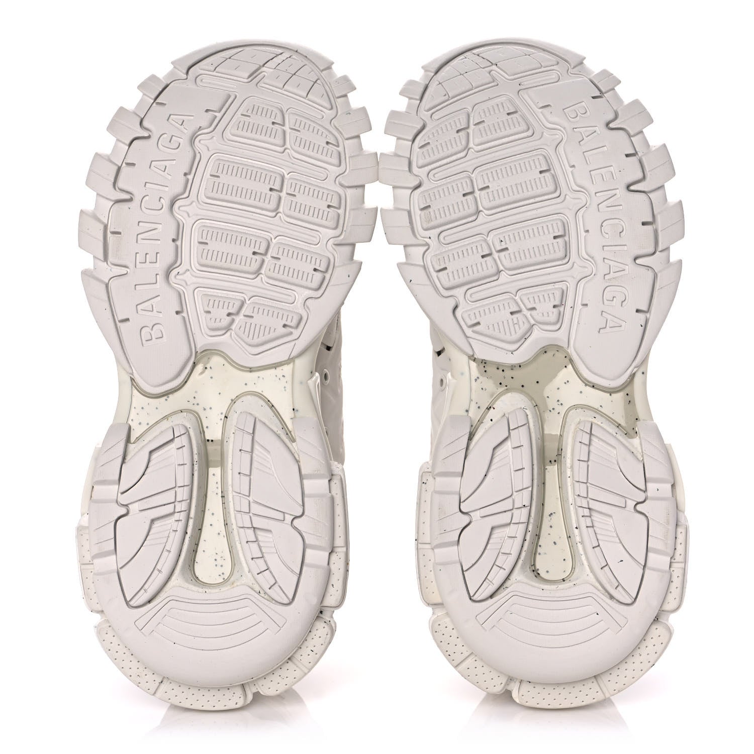 Balenciaga Rubber Mesh Fabric Monocolor Recycled Sole Womens Track Sneakers 38 White 5 of 12