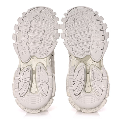 Balenciaga Rubber Mesh Fabric Monocolor Recycled Sole Womens Track Sneakers 38 White 5 of 12