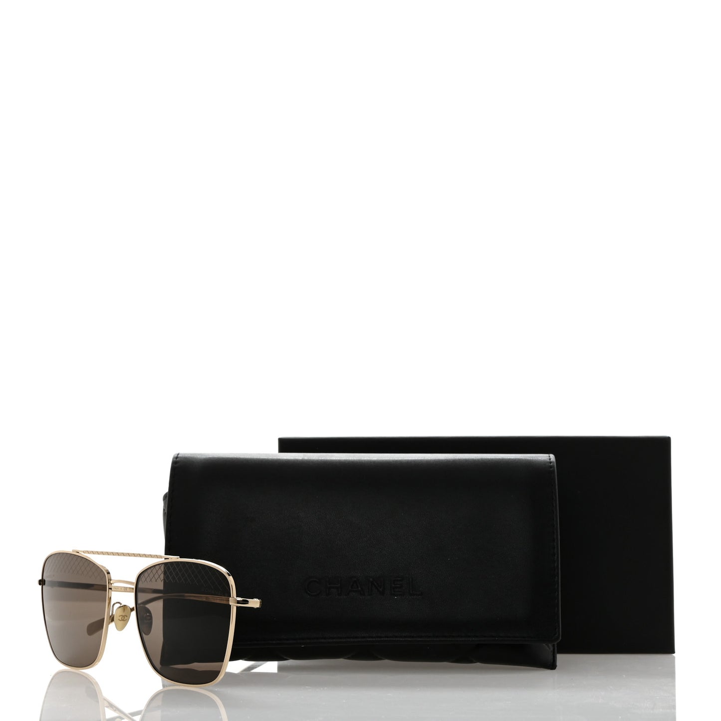 Metal Pilot Sunglasses 4256 Gold