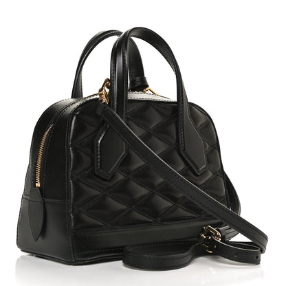 Louis Vuitton Lambskin Malletage Mini Dora Black 3 of 12
