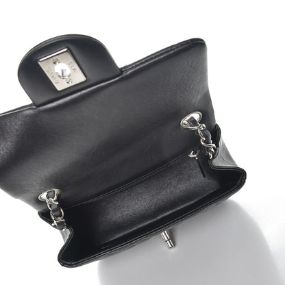 Chanel Lambskin Quilted Mini Square Flap Black 5 of 7