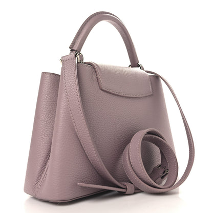 Louis Vuitton Taurillon Iris Blossom Capucines BB Light Purple 3 of 10