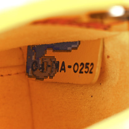 Christian Dior Calfskin Pixel Zodiac Micro Lady Dior Yellow Multicolor 7 of 12