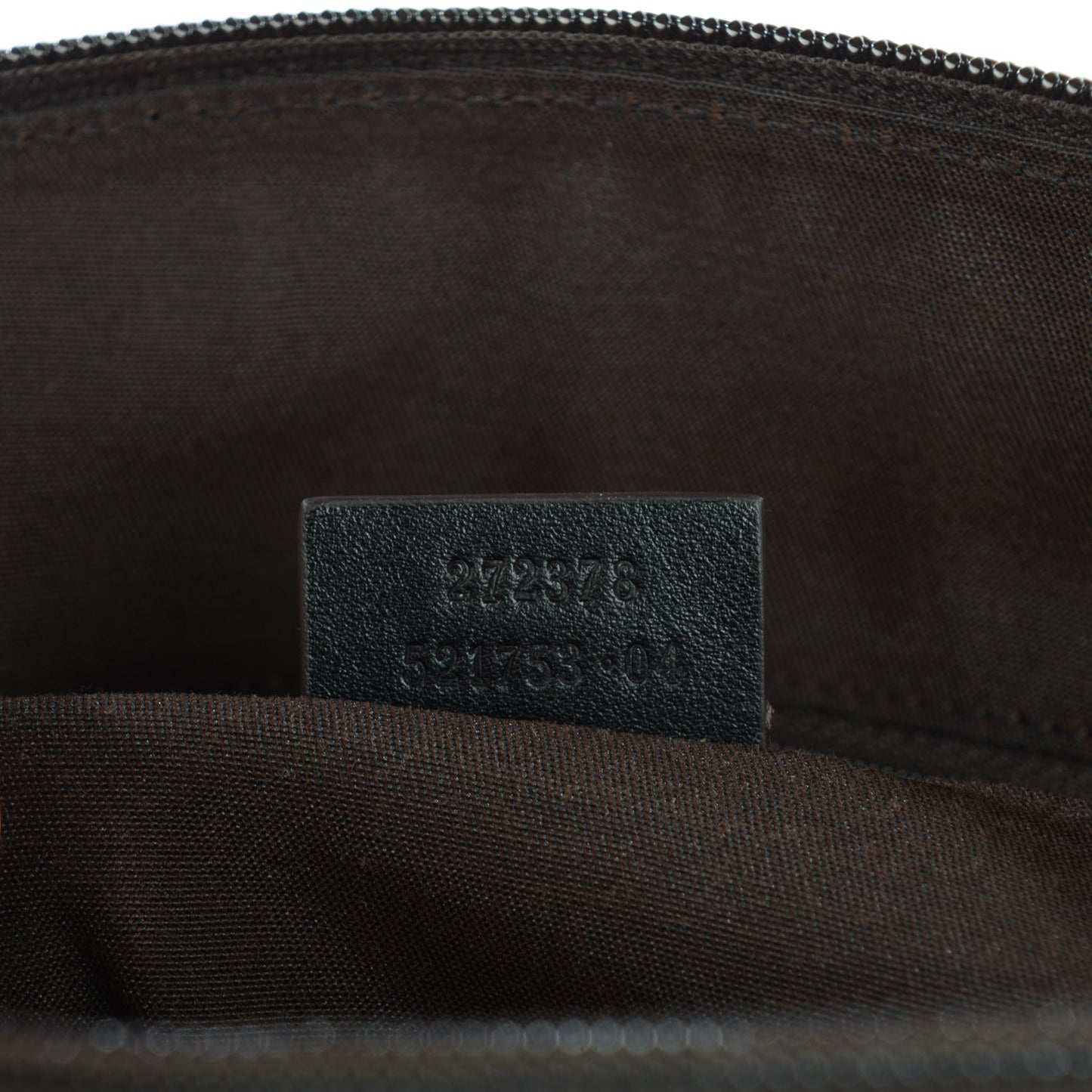 Monogram Trim Canvas Large Bowler Dark Brown