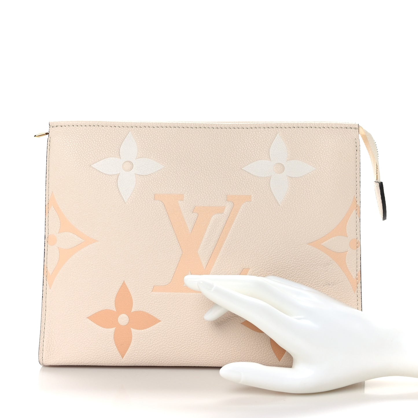 Empreinte Monogram Giant By The Pool Toiletry Pouch 26 Cream Saffron