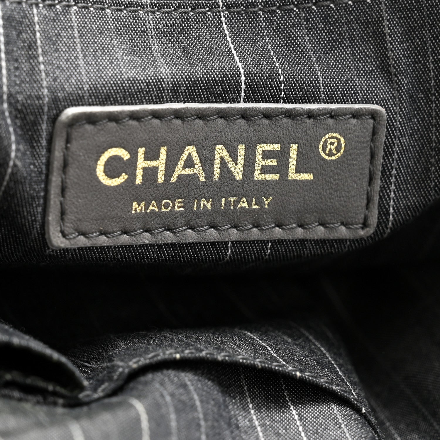 Chanel Glazed Calfskin Lambskin Quilted Portobello Tote Black 6 of 12