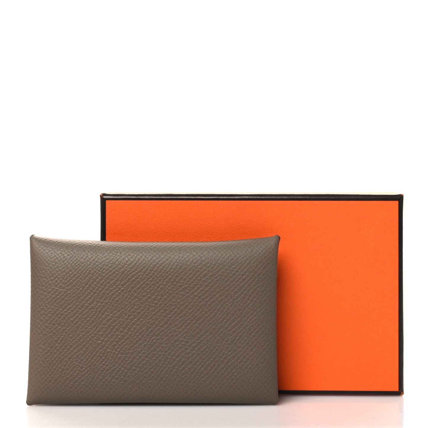 Epsom Calvi Card Case Etoupe