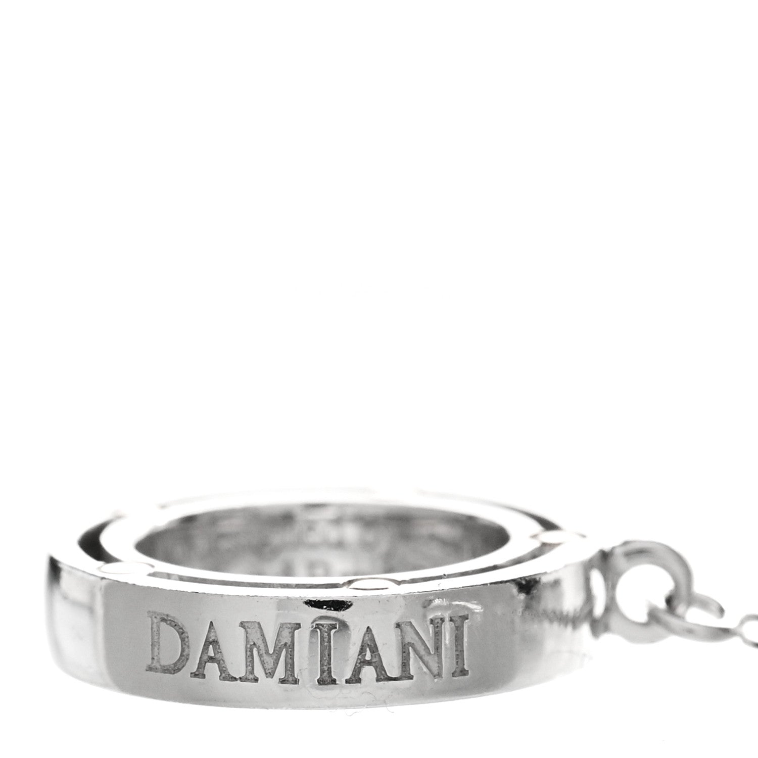 Damiani X BRAD PITT 18K White Yellow Gold Diamond D.Side Drop Earrings 4 of 5