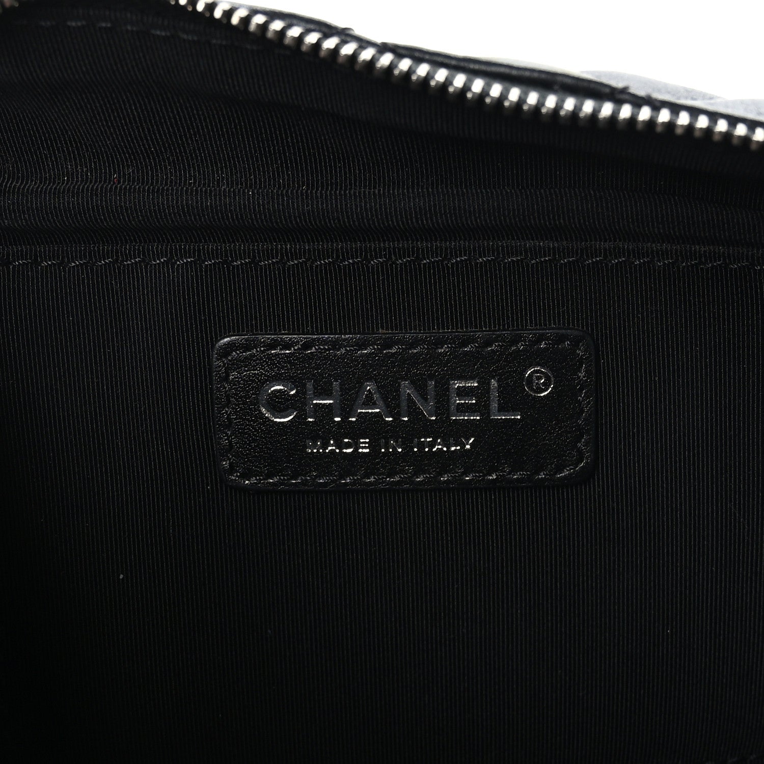 Chanel Calfskin Quilted Waist Bag Black 6 of 9