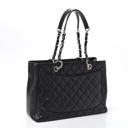 Chanel Caviar Quilted Grand Shopping Tote GST Black 2 of 9