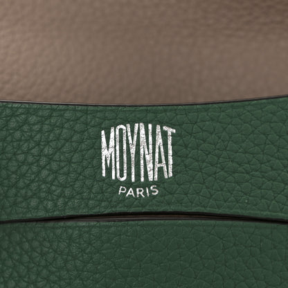 Moynat Taurillon Blush Envelope Passport Holder Emerald Tourterelle 6 of 9