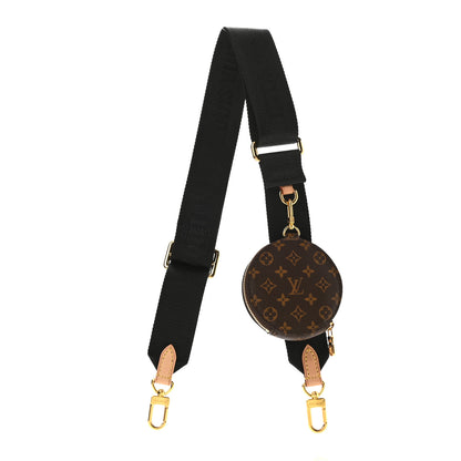 Louis Vuitton Nylon Monogram Strap with Coin Purse Black 1 of 4