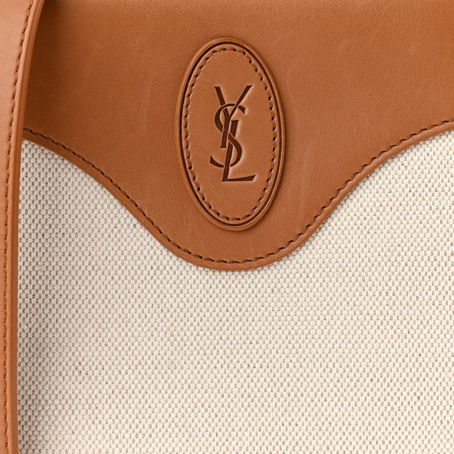 Linen Calfskin Le Monogramme Coeur