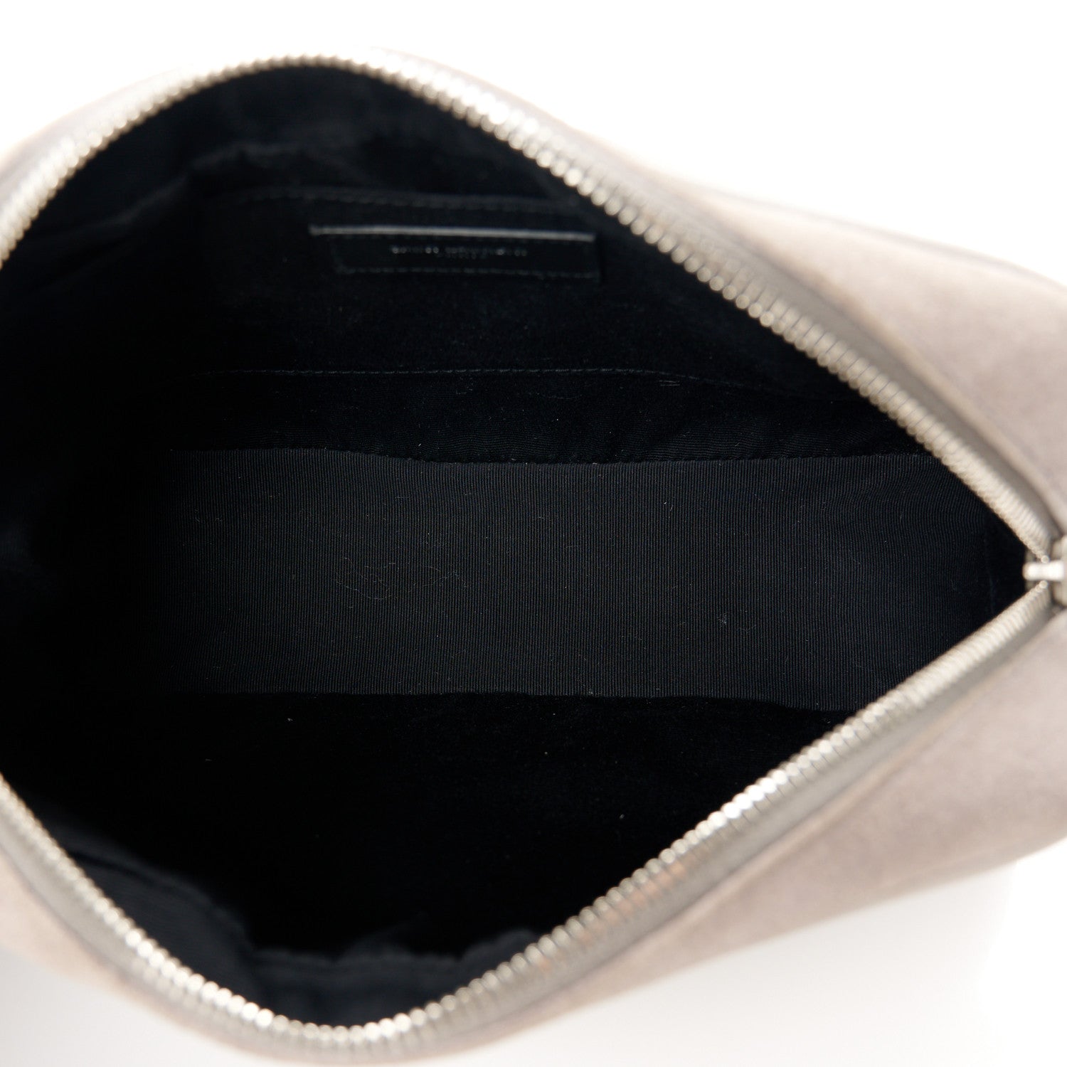 Saint Laurent Lambskin Suede Monogram Small Lou Camera Bag  Fog 5 of 10