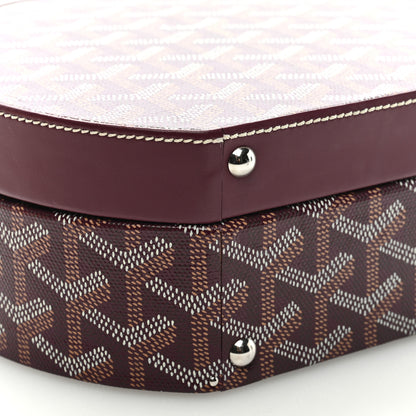 Goyard Goyardine Alto Hatbox Burgundy 7 of 8