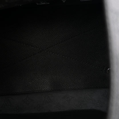 Louis Vuitton Mahina Carmel Hobo Black 5 of 9