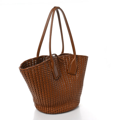 Bottega Veneta Nappa Intrecciato Rete Tote Wood 4 of 11