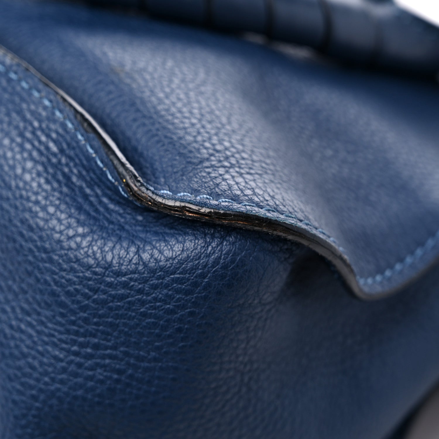 Chloe Calfskin Medium Marcie Satchel Royal Navy 11 of 21