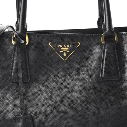 Prada Saffiano Lux Medium Tote Black 9 of 10