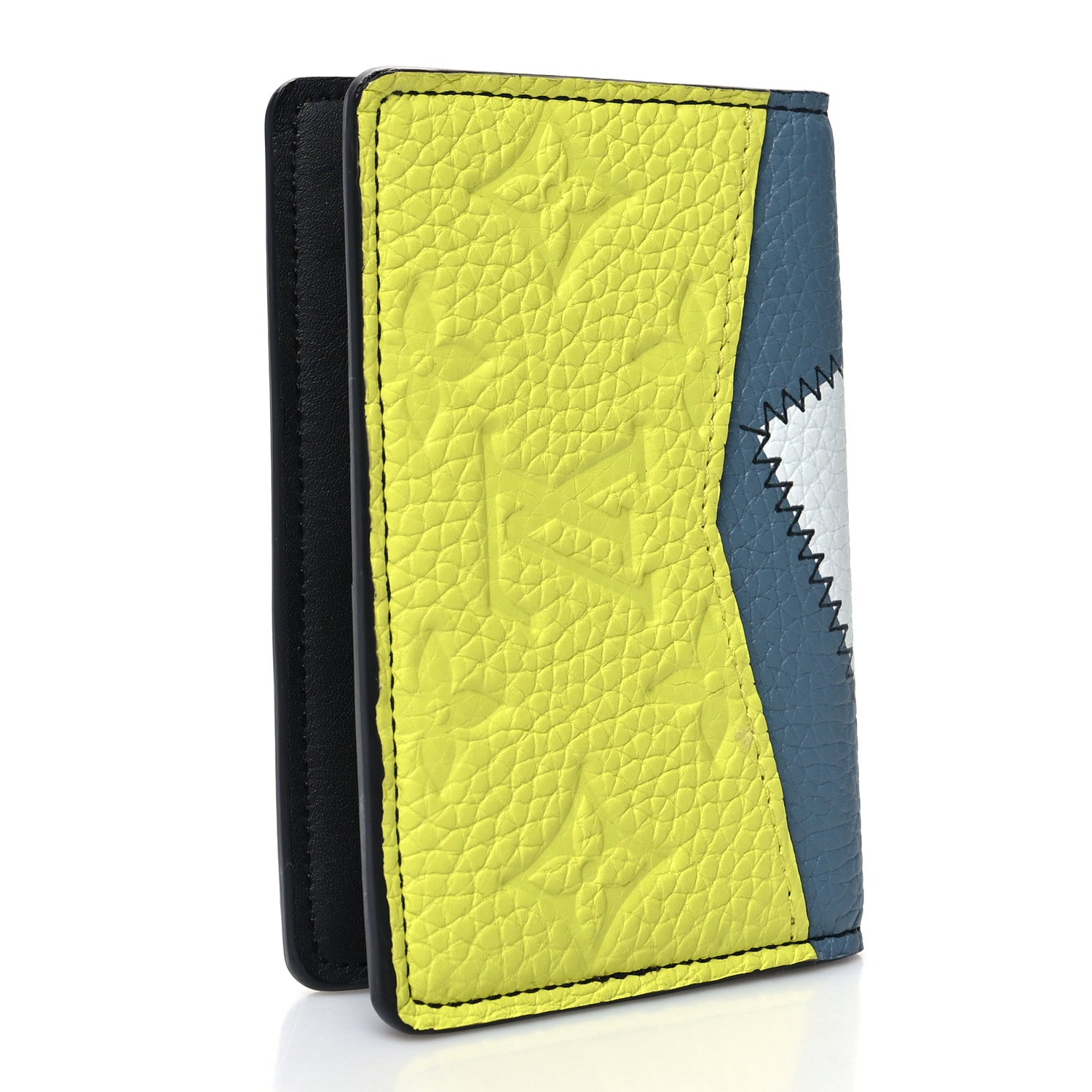 Louis Vuitton Taurillon Monogram Pocket Organizer Yellow Multicolor 3 of 10