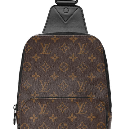 Louis Vuitton Monogram Macassar Avenue Sling Bag 8 of 10