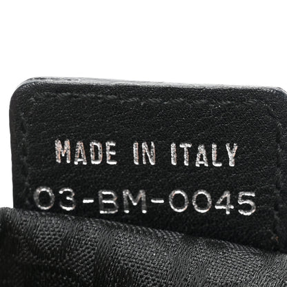 Christian Dior Calfskin Logo Charms Boston Black 7 of 14
